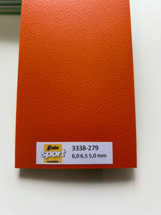 Спортивный линолеум Grabo Flex Gymfit 5 мм Orange 3338